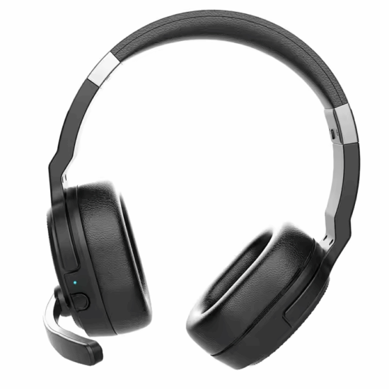 Over-ear stereo Bluetooth headphones with ANC