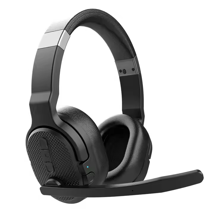 Over-ear stereo Bluetooth headphones with ANC