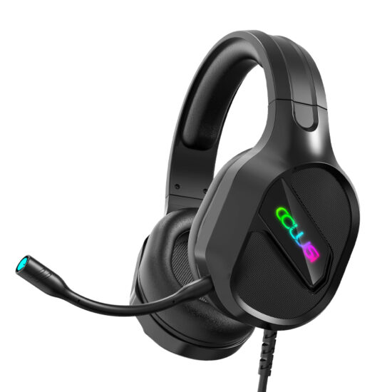 RGB Wired Gaming Headset with Microphone for PC