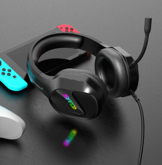 RGB Wired Gaming Headset with Microphone for PC