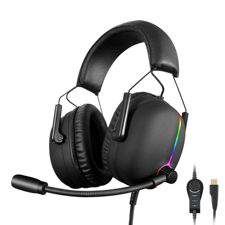 RGB In-Ear Gaming Headset with 7.1 Surround and Mic