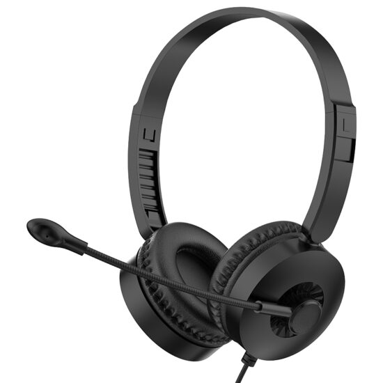 Wired Noise Cancelling Headset with Microphone