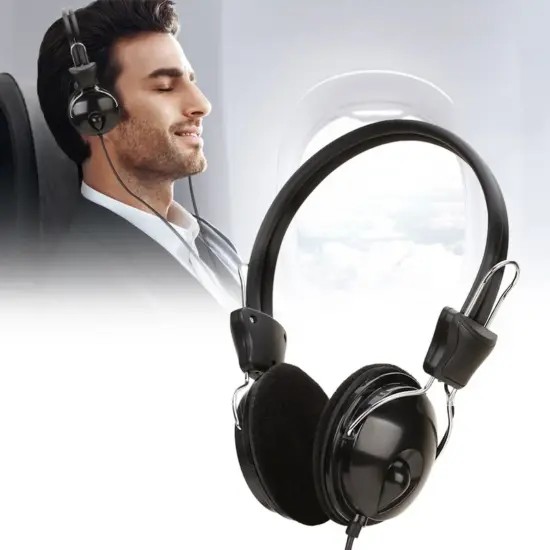 Over-Ear Wired Earphones with 3.5mm Plug