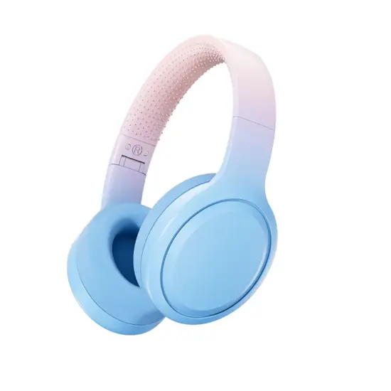 Foldable stereo gaming headphones with deep bass