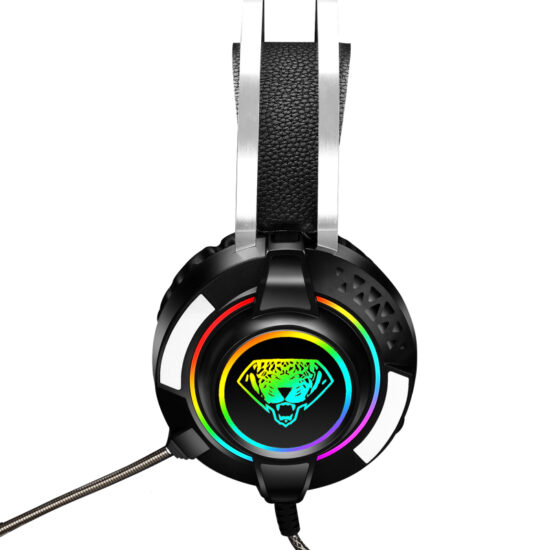 Wired gaming headset with mic for PC and laptop