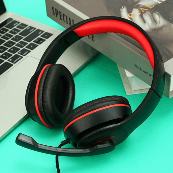 RGB wireless gaming headset with custom logo
