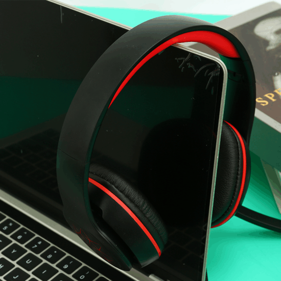 RGB wireless gaming headset with custom logo