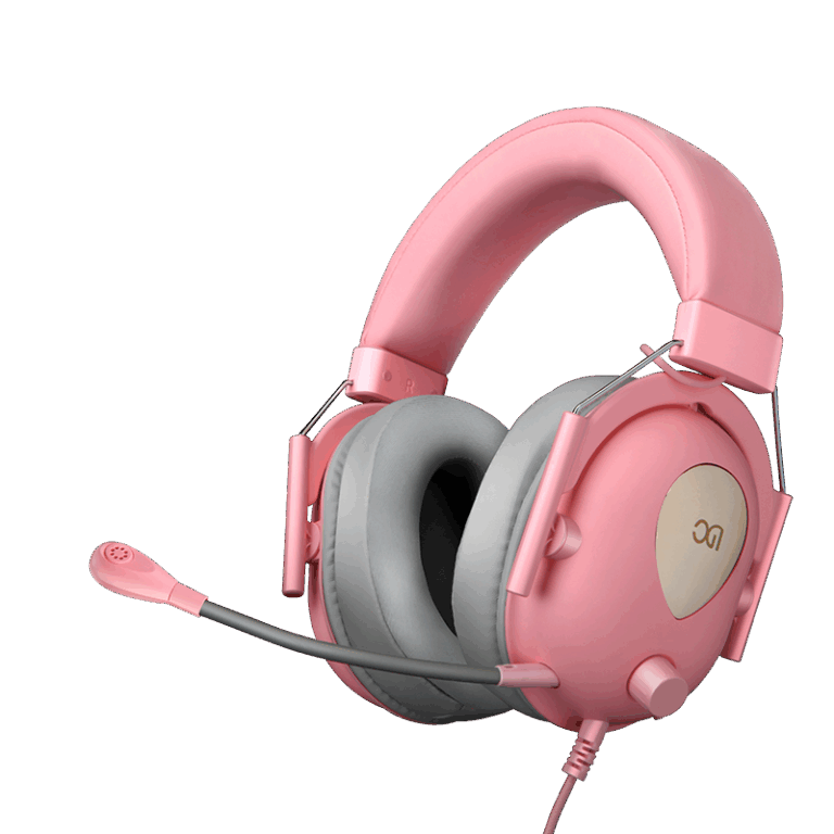 Wired gaming headset with microphone
