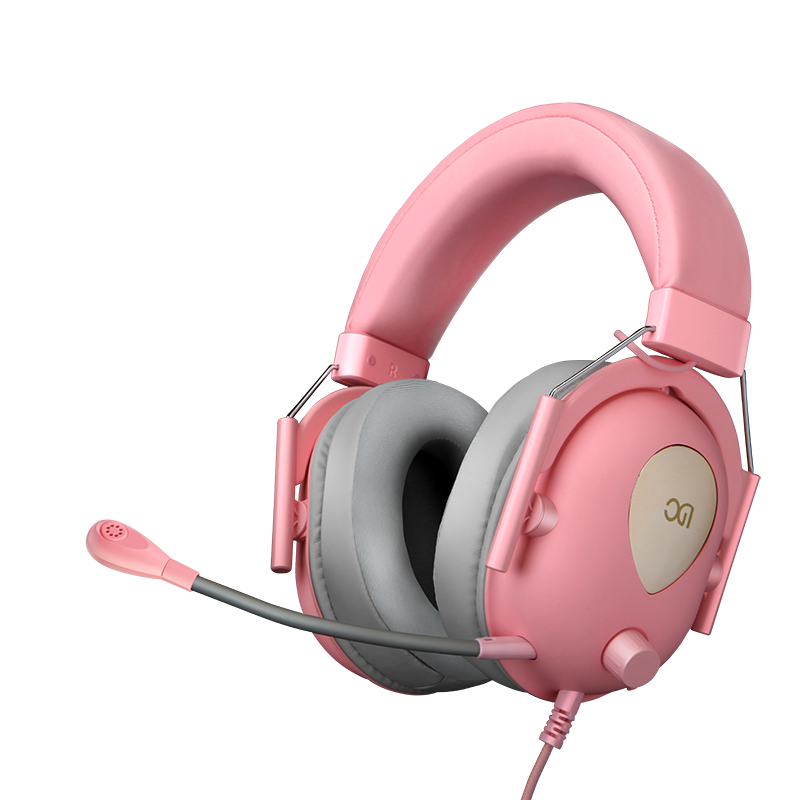Wired gaming headset with microphone