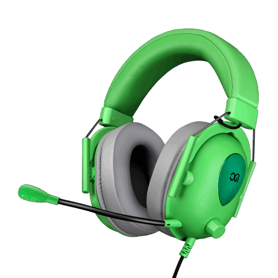 Wired gaming headset with microphone