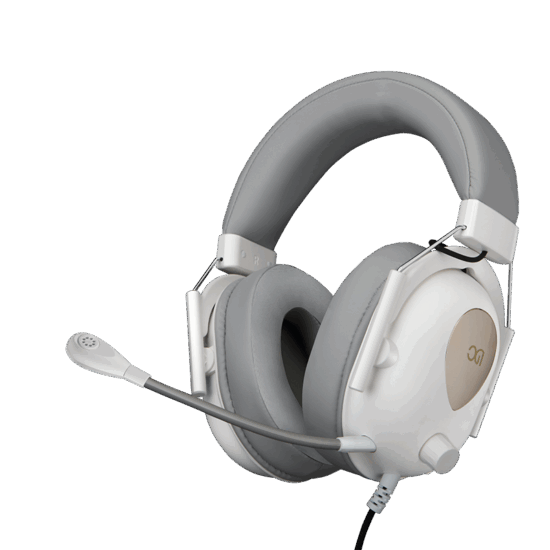 Wired gaming headset with microphone