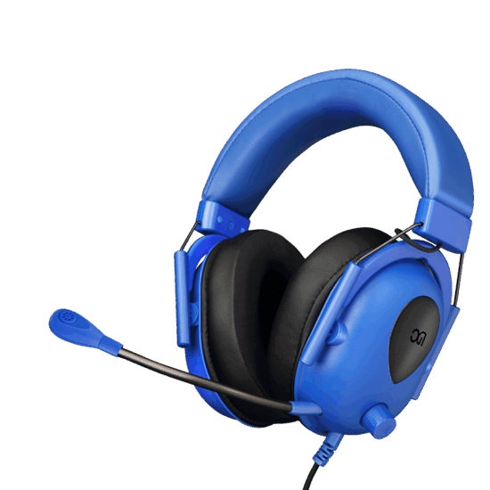 Wired gaming headset with microphone