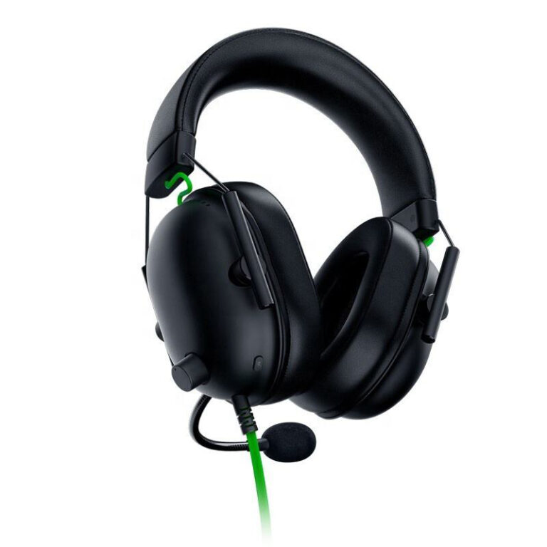 Wireless gaming headset with 7.1 surround sound and mic
