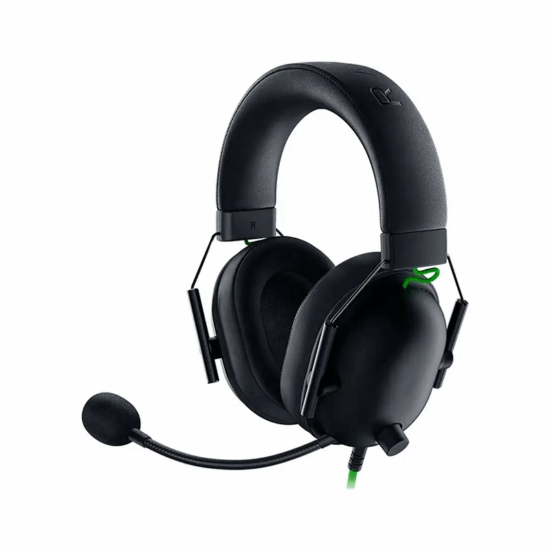 Wireless gaming headset with 7.1 surround sound and mic