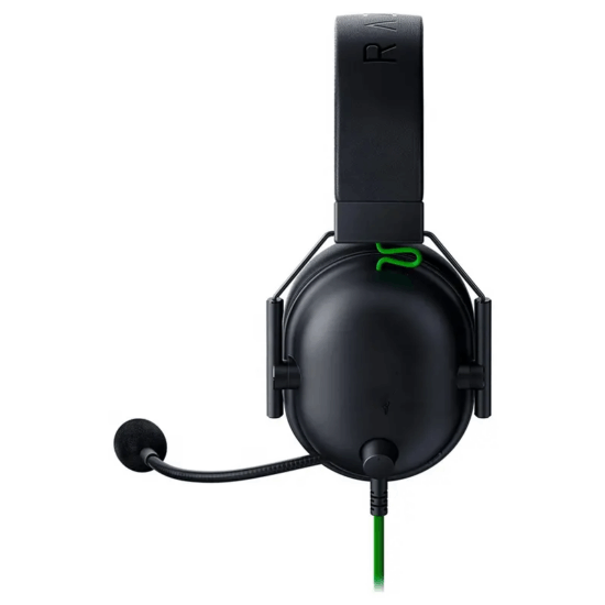 Wireless gaming headset with 7.1 surround sound and mic