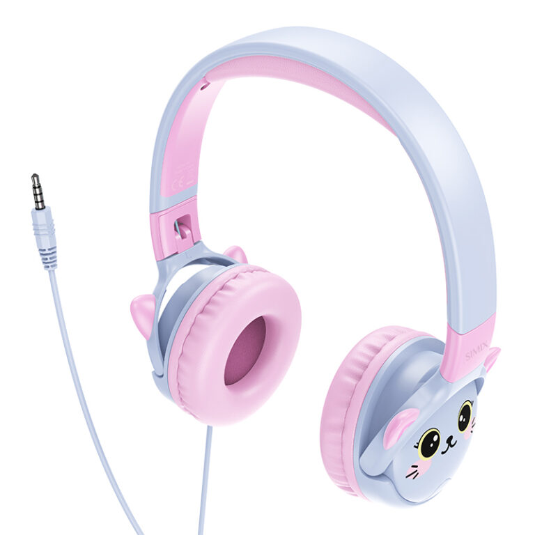Kids wired headphones with 3.5mm jack