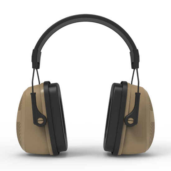  Helmet Mounted Noise Reduction Ear Protection with FM