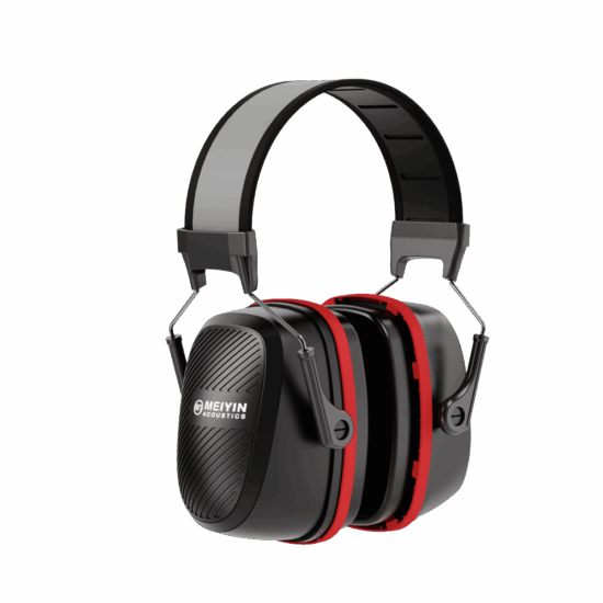 Helmet Mounted Noise Reduction Ear Protection with FM