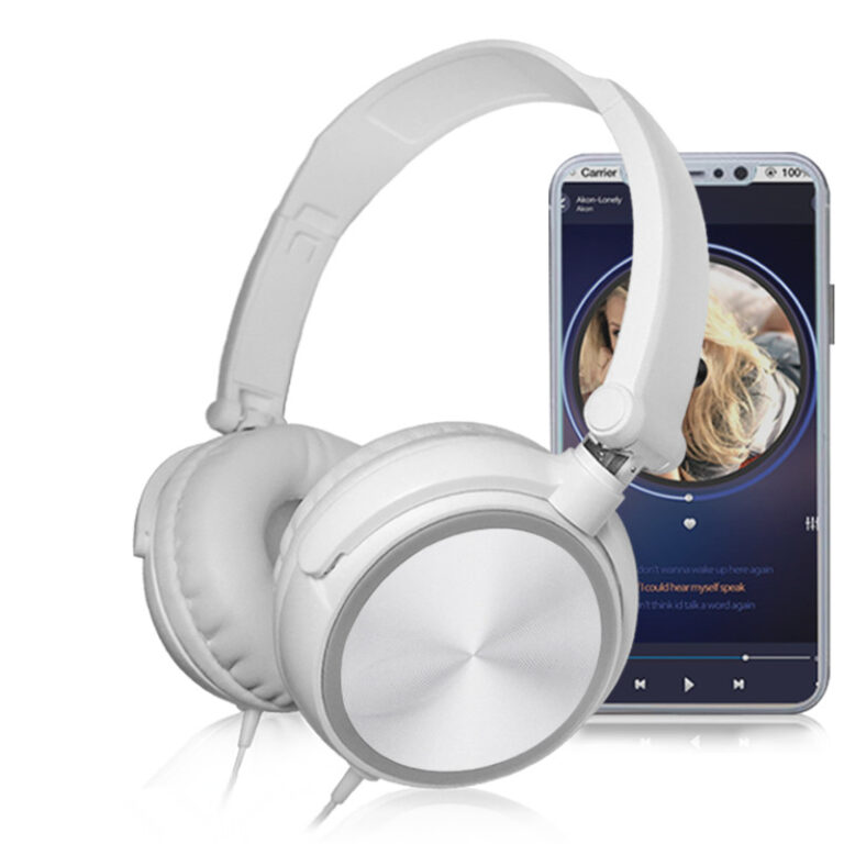 Over-ear HiFi stereo gaming headset with mic