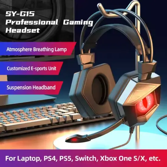 In-Ear Gaming Headset with Microphone