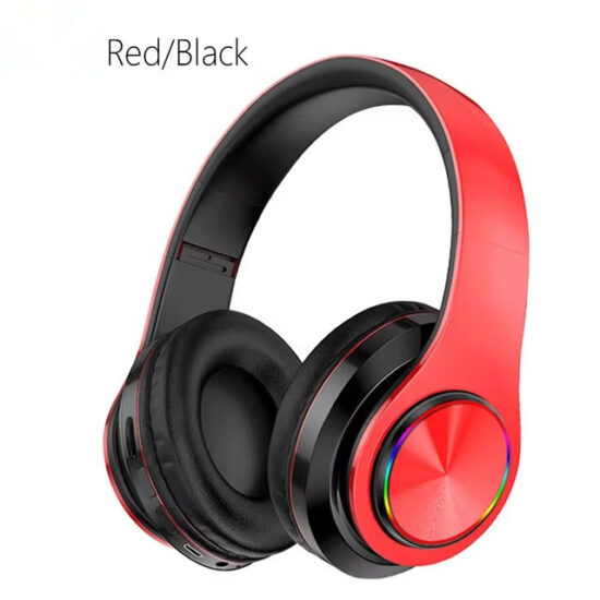 Foldable wireless gaming headset with mic and custom logo
