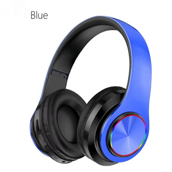 Foldable wireless gaming headset with mic and custom logo
