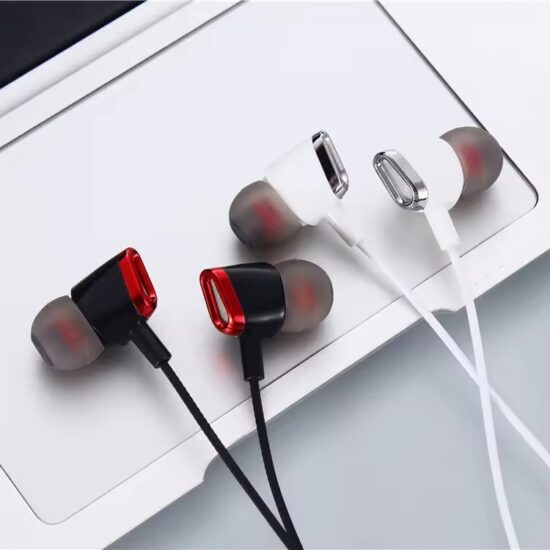 Wired noise-cancelling gaming and music earphones 1.2m cable