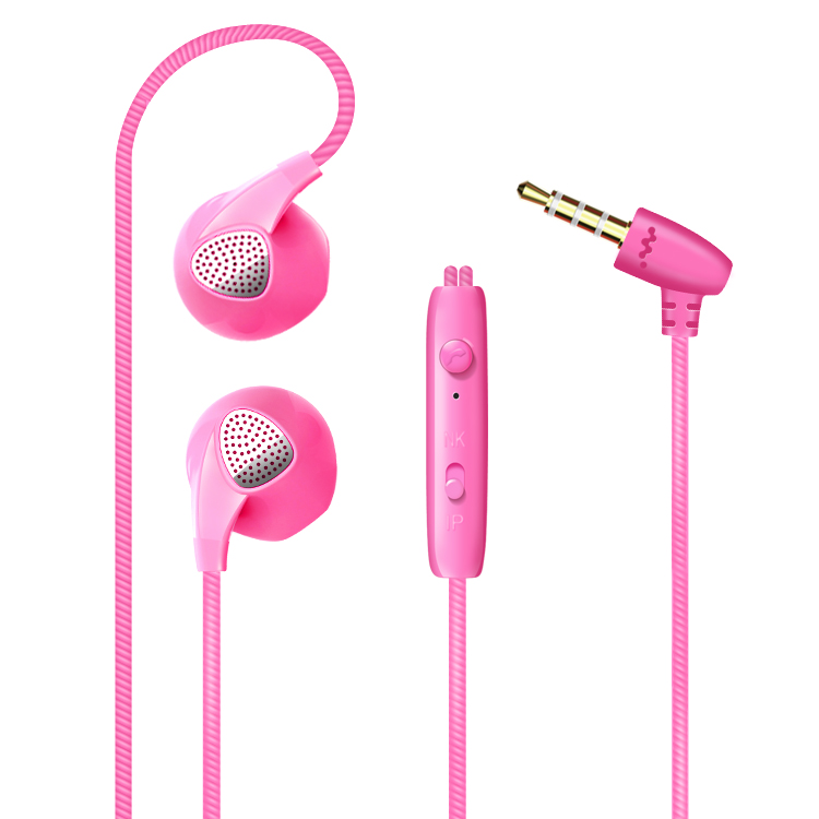 HiFi wired in-ear sports earphones with mic
