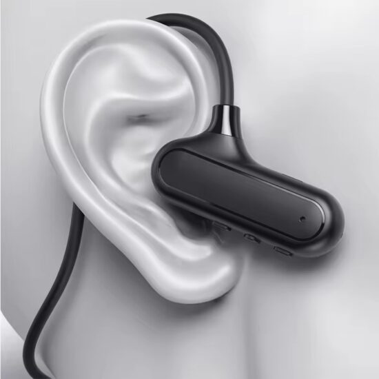 Wireless bone conduction neckband headset for gaming and sports