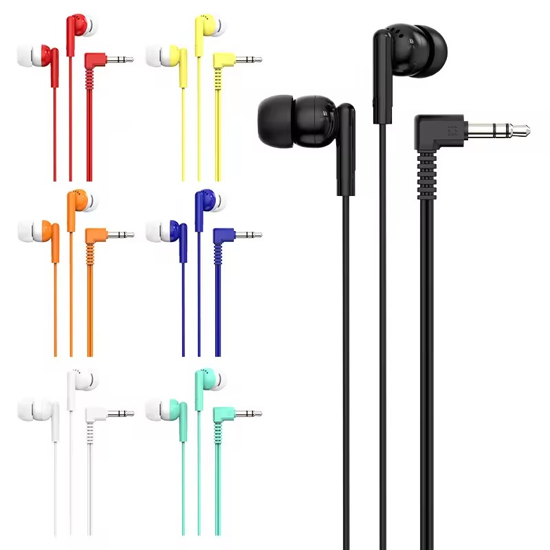 Colorful ABS wired in-ear earphones with clear sound