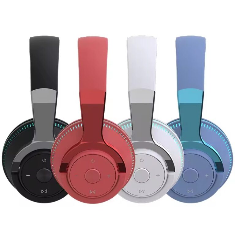 Wireless Foldable H2 Headphones with LED Light