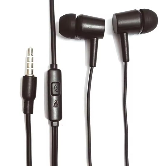 Universal wired earphones with mic for mobile phones