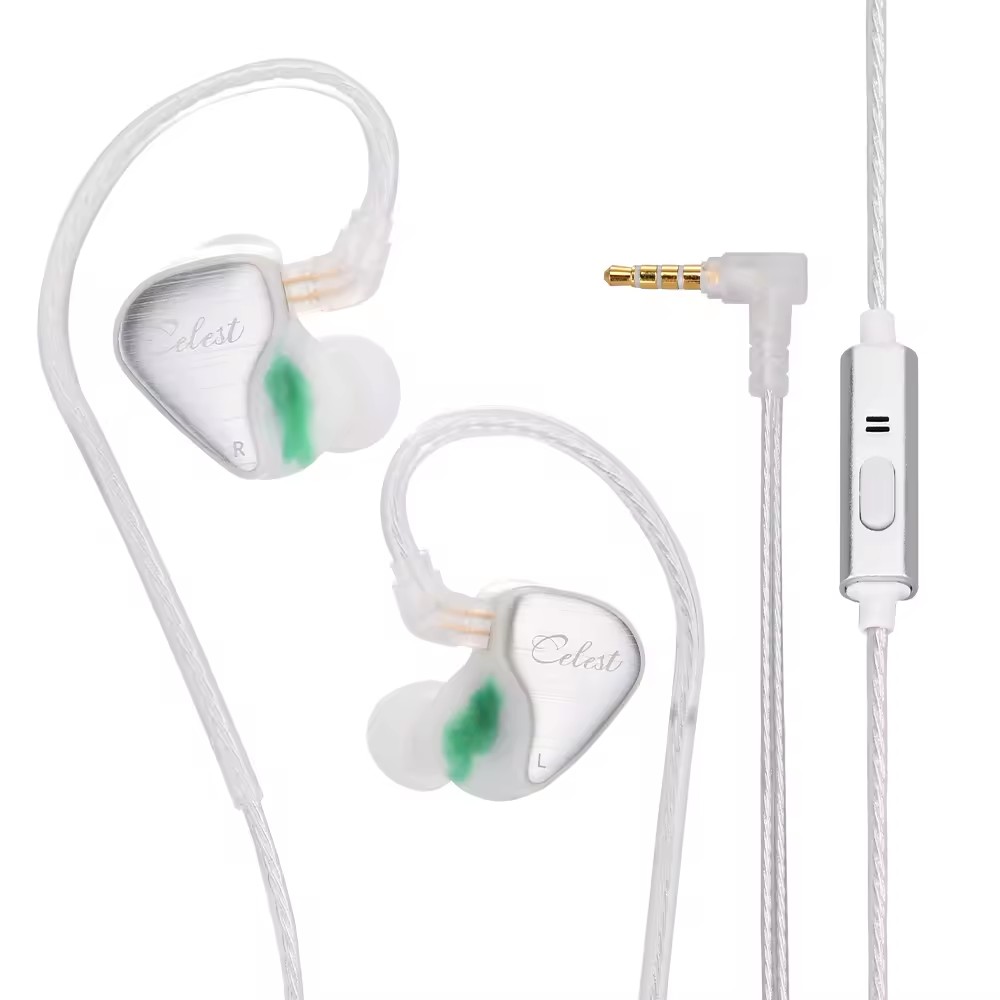 3.5mm wired in-ear sport gaming headphones with mic