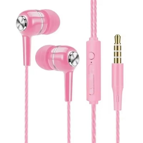 3.5mm wired in-ear headphones with clear sound