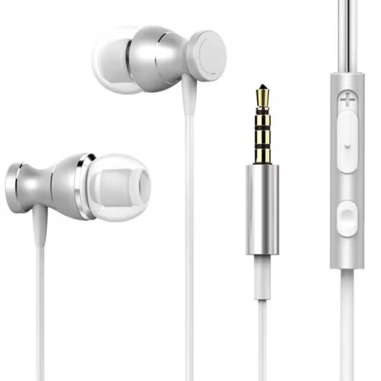 TPE wired in-ear stereo earphones for sport