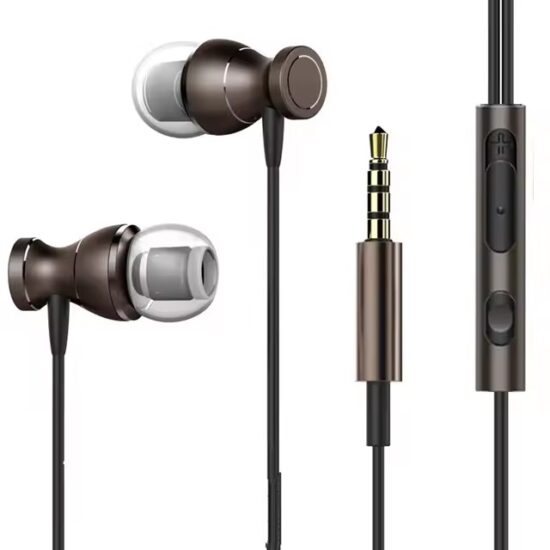 TPE wired in-ear stereo earphones for sport