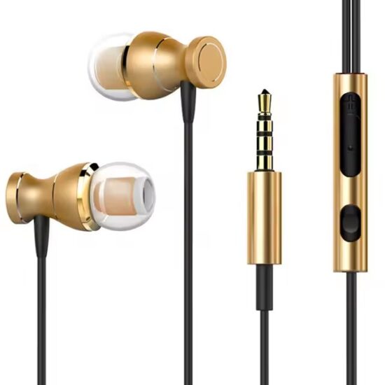TPE wired in-ear stereo earphones for sport