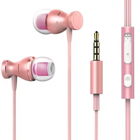 TPE wired in-ear stereo earphones for sport