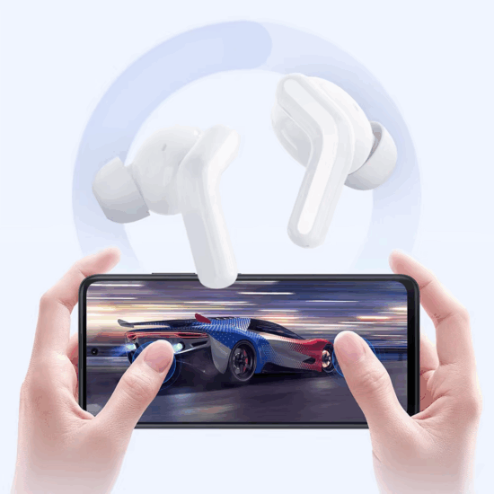 Compact in-ear wireless Bluetooth earbuds