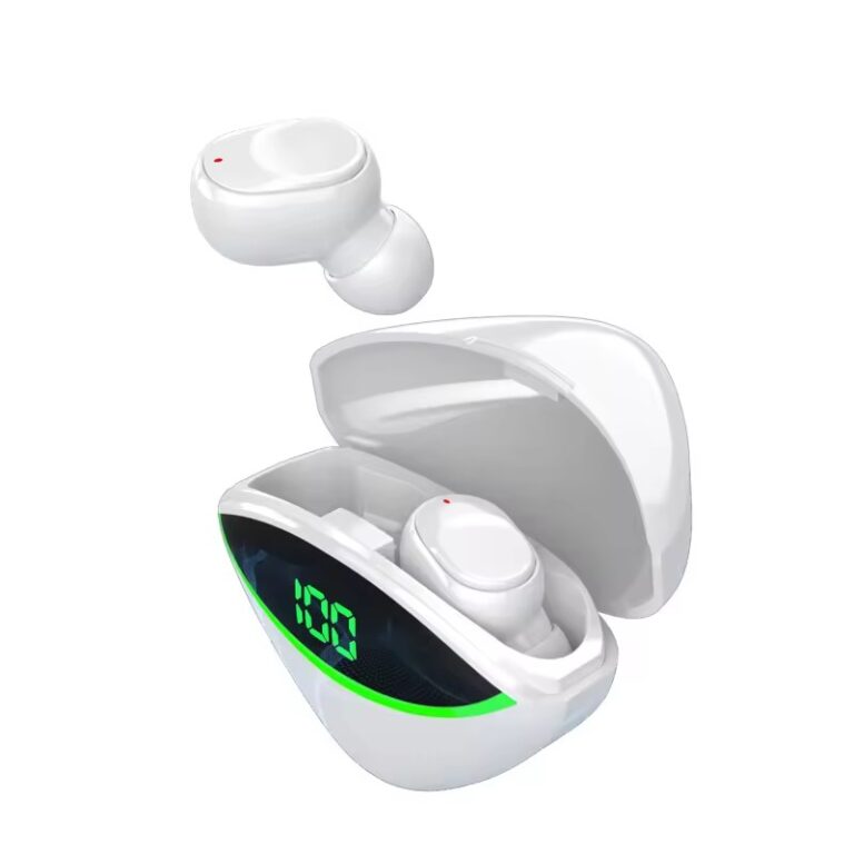 Waterproof gaming earbuds with LED lights and mic