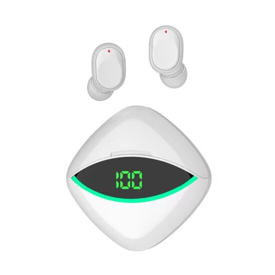 Waterproof gaming earbuds with LED lights and mic