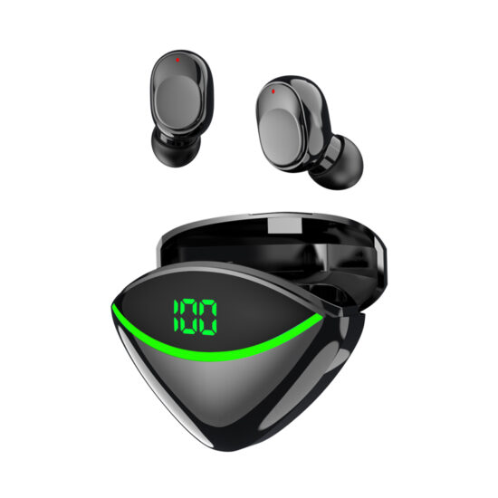 Waterproof gaming earbuds with LED lights and mic