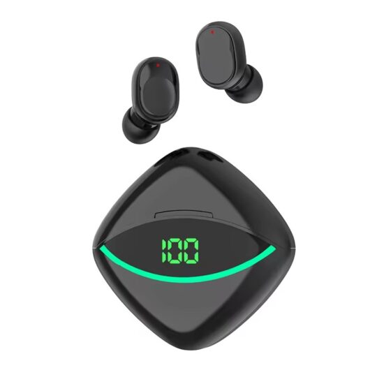 Waterproof gaming earbuds with LED lights and mic