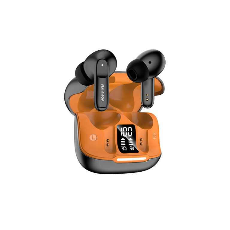 ANC wireless earbuds with deep bass and treble