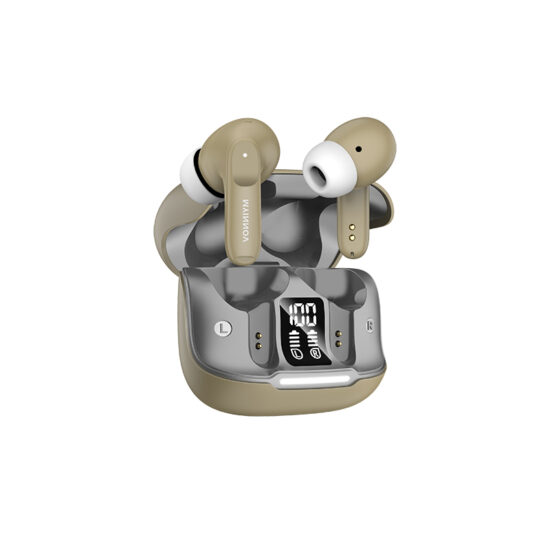 ANC wireless earbuds with deep bass and treble