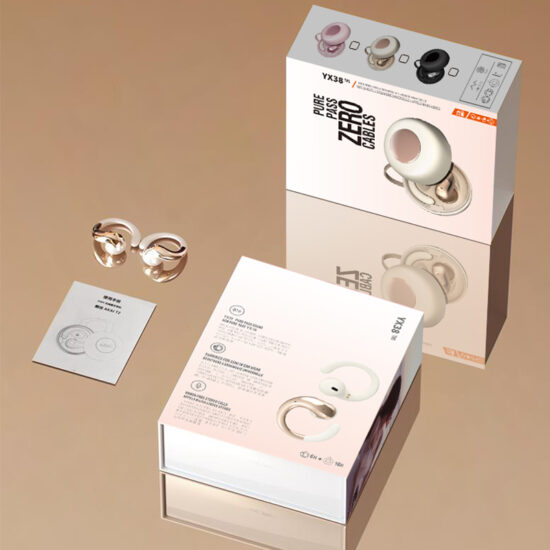 Wireless open-ear headphones with low latency

