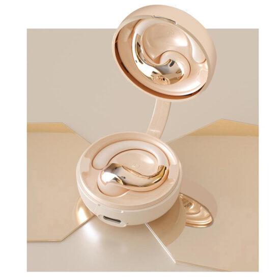 Wireless open-ear headphones with low latency

