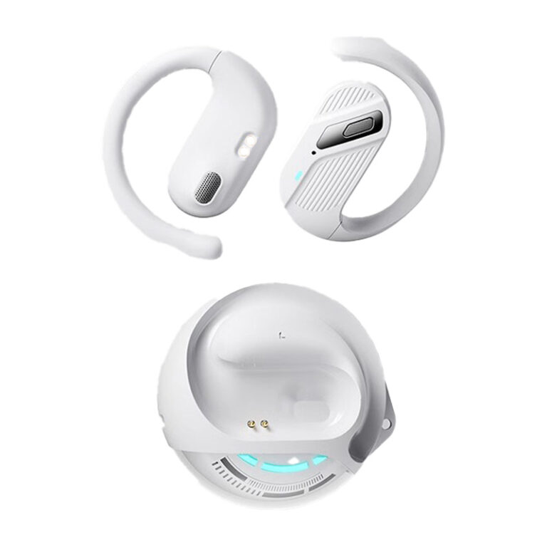 Open-ear wireless sports headphones with ear hooks