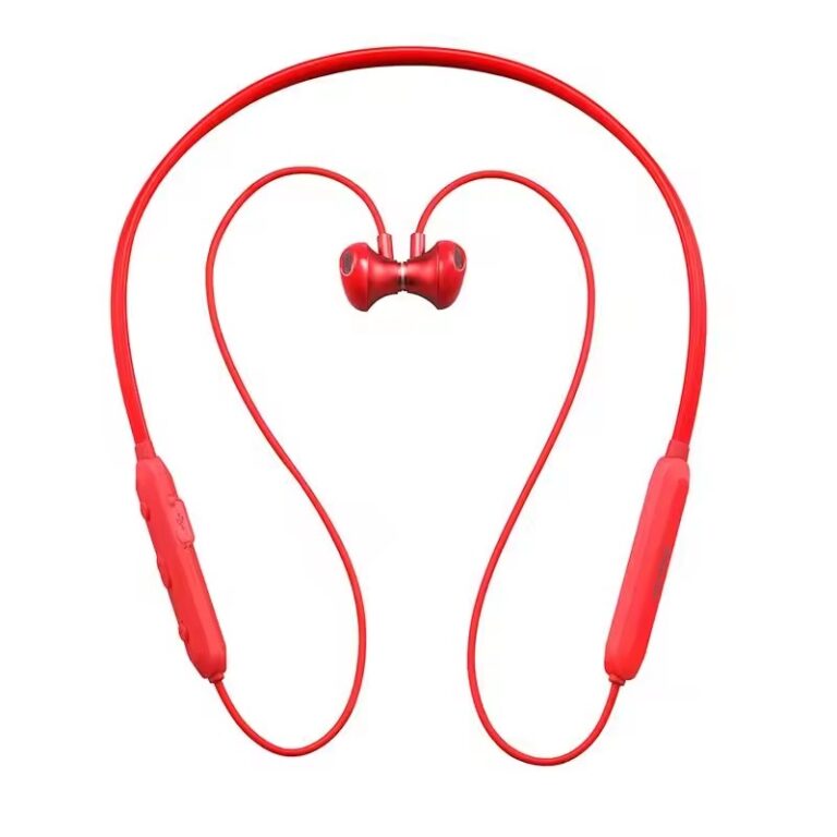 Wireless neckband sports earphones with mic