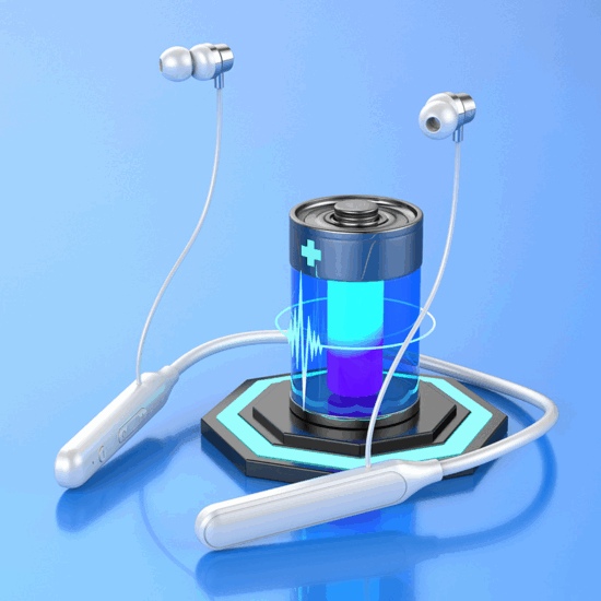 Wireless neckband headphones with noise cancelling